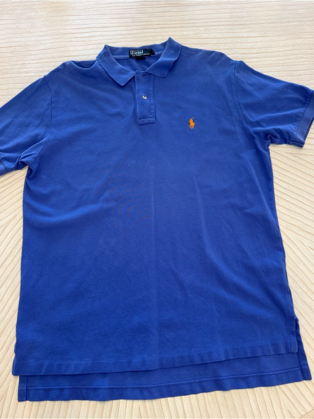 Polo by Ralph Lauren Royal Blue Polo with Orange Pony